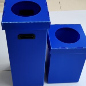 Corrugated plastic trash bin - Image 3