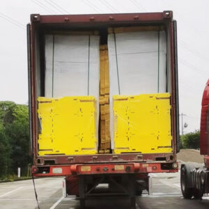 Yellow Corrugated Plastic Picking Bin for Warehouse - Image 4