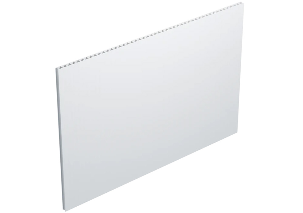 corrugated plastic board white