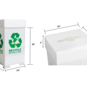 Corrugated Plastic Recycling Bin & Waste Bins - Image 2