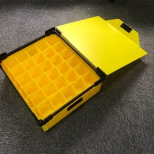 Corrugated Plastic Boxes with Frames, Dividers - Image 1
